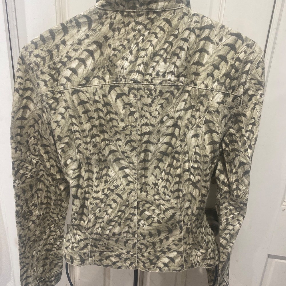 Authentic 90’s MCM Vintage Italian Fashion Jacket Sz M - Picture 4 of 6